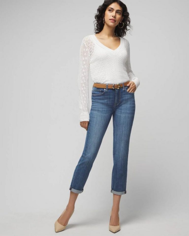 White House Black Market Jeans | Womens Mid-Rise Everyday Soft Denim