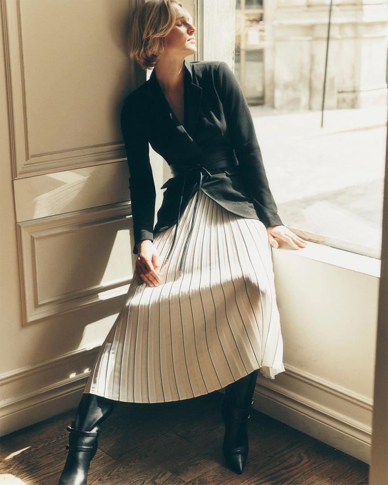 White house black market a line skirt hotsell